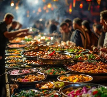 美食盛宴,视觉与味觉的盛宴